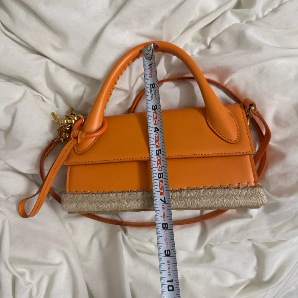 Jacquemus Orange Le Chiquito Long Cordao Bag - Picture 15 of 16